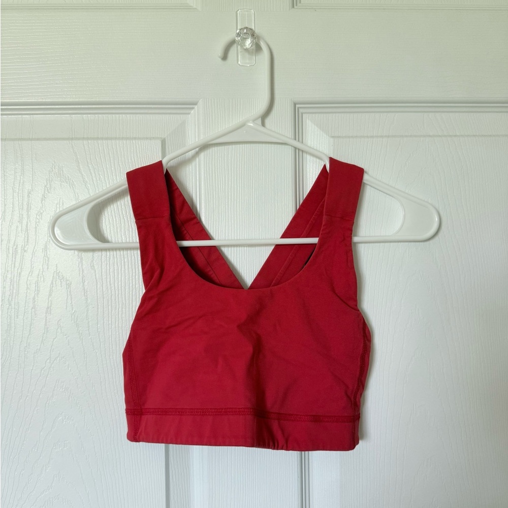 Red Lululemon Sports Bra